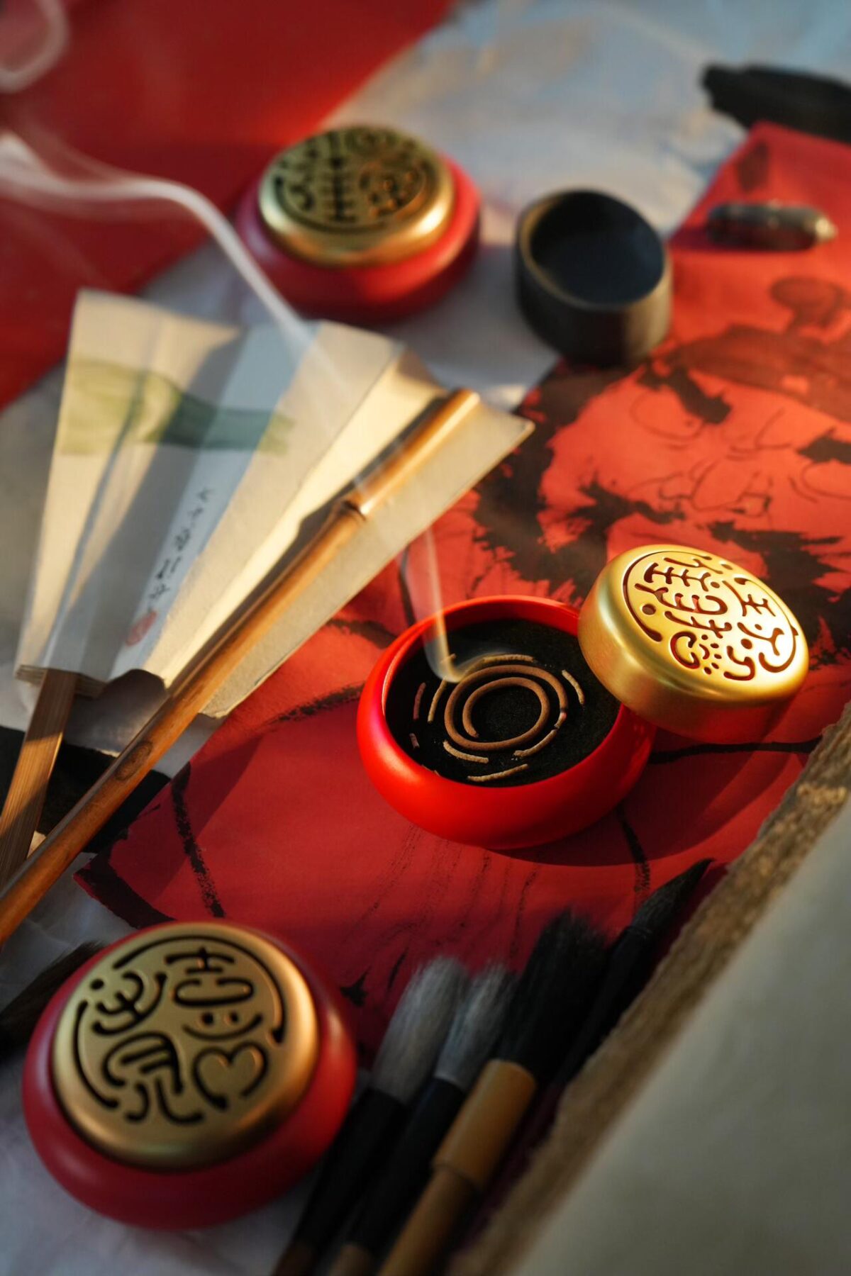 Pure Copper Handmade Incense Burner - Mini Zen Incense Holder for Meditation & Tea Ceremony