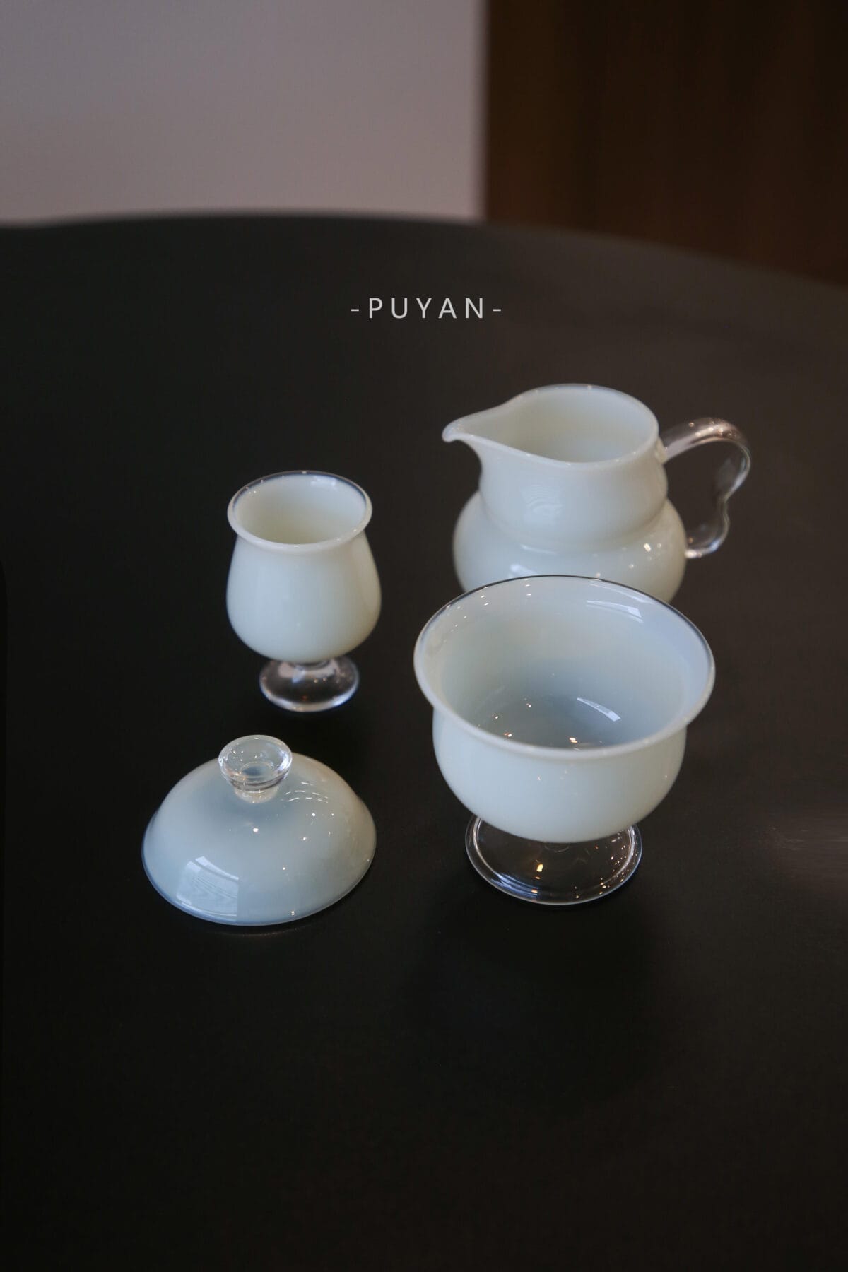 glass gaiwan tea set