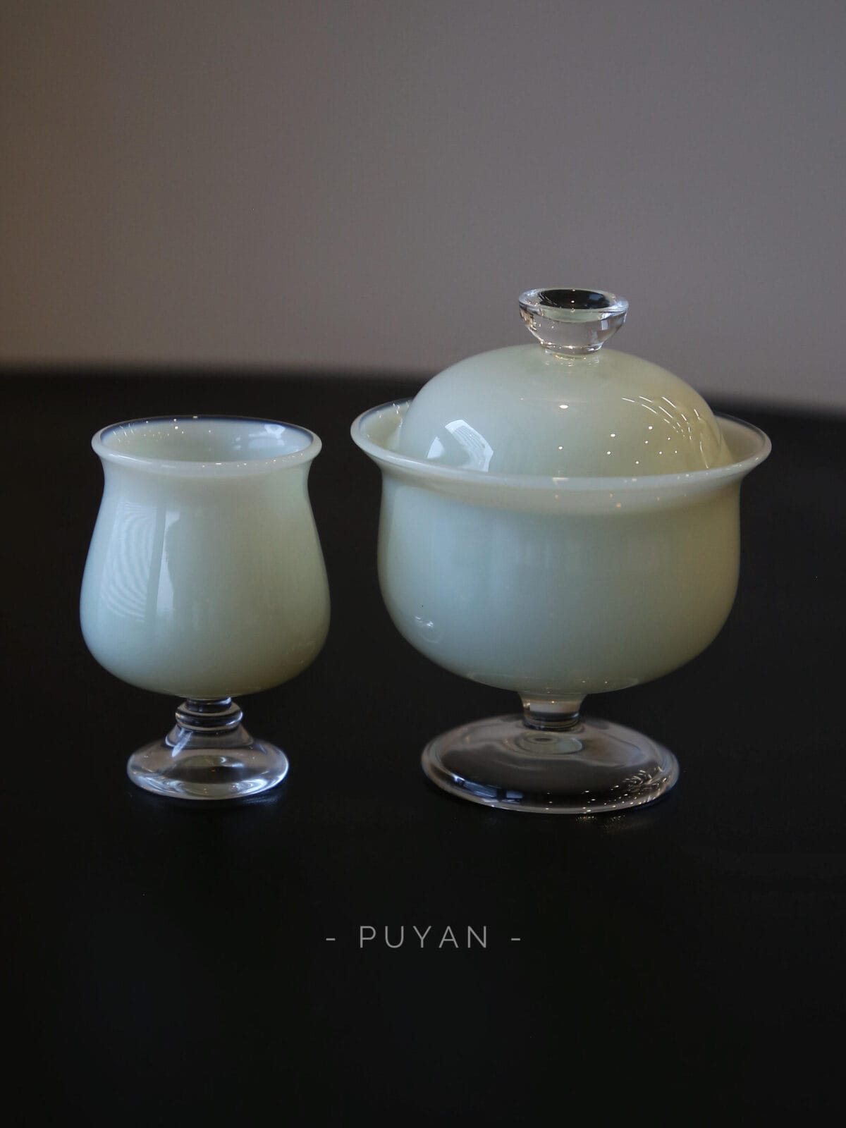 Glass Gaiwan Set - Elegant 3-Piece Heat Resistant Handmade Collection