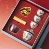 2026 Horse Year Tea Set Fragrance Gift Set - Elegant 6-in-1 Ceramic Set