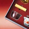 2026 Horse Year Tea Set Fragrance Gift Set - Elegant 6-in-1 Ceramic Set