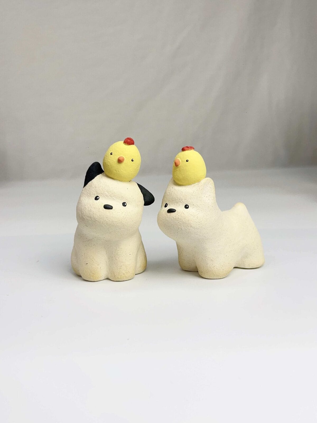 微信图片_20260409134211_398_4 Handmade Ceramic Dog Figurine - Charming, Numbered Collectible (7-9cm)