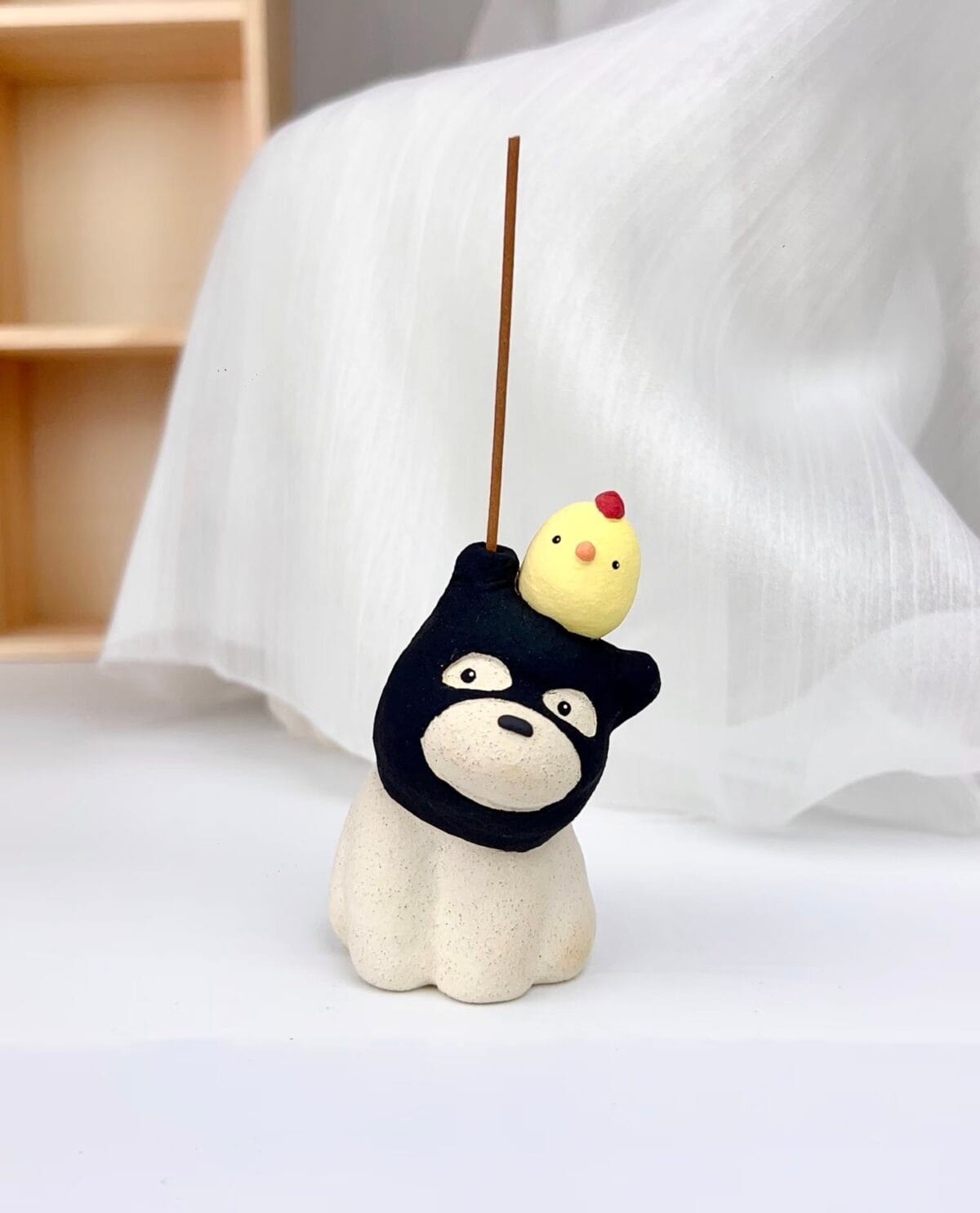 微信图片_20260409153551_408_4 Handmade Ceramic Dog Figurine - Charming, Numbered Collectible (7-9cm)