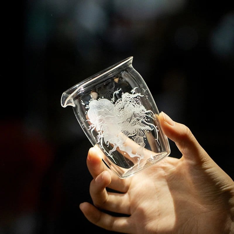 Luminous Jellyfish Gongdao Cup: Your Magical 200ml Glow-in-the-Dark Teapot