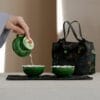 Narcissus Hand-Painted Travel Tea Set: Your Complete 3-Piece Tea Adventure