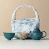 Sapphire & Rose Travel Tea Set: Your Complete 3-Piece Picnic Companion
