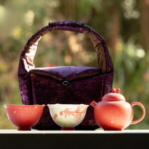 Vermilion Koi Travel Tea Set
