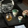 Find Your Zen Anywhere: Orchid Gaiwan Travel Tea Set, 1 Elegant Bag