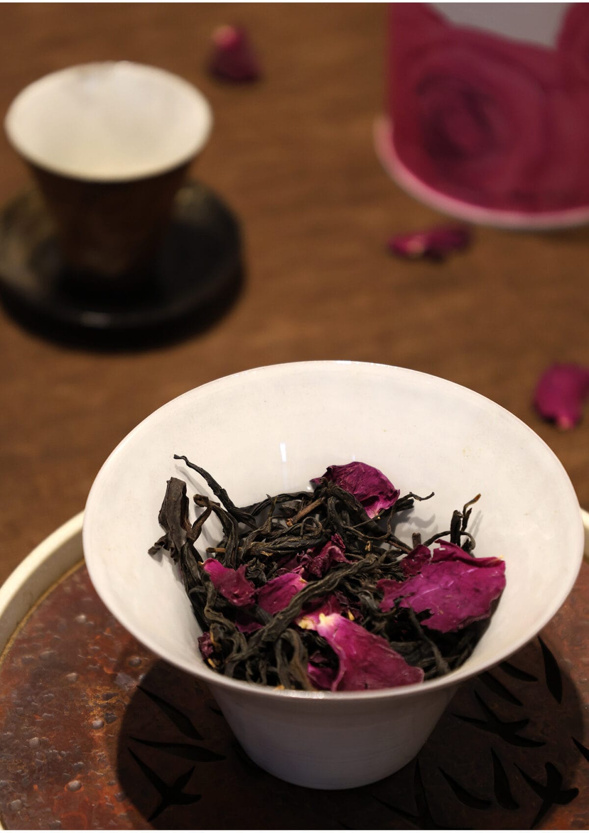 Yunnan Rose Scented Black Tea: 100% Natural, 0 Additives, 80g Caddy