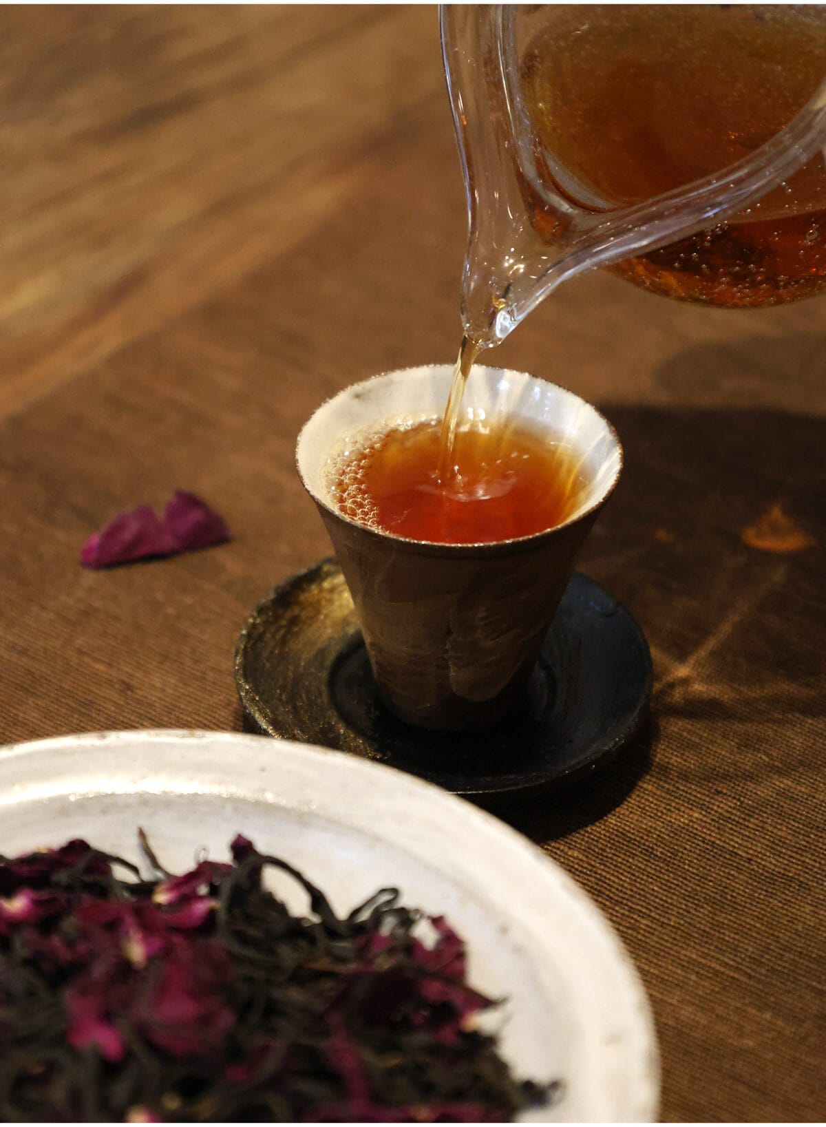Yunnan Rose Scented Black Tea: 100% Natural, 0 Additives, 80g Caddy