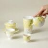 Simply Charming! Guimao Xidi Hand-Painted Tea Set, 5 Pieces
