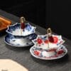 Blue and White Rotating Tea Strainer