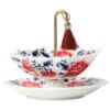 Blue and White Rotating Tea Strainer: Your Free Elegant Ceramic Infuser with Any Tea Order!