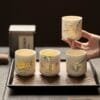 Four Gentleman Tea Cups