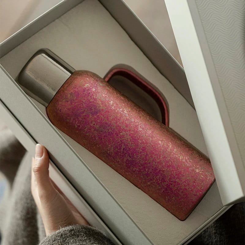 Pure Titanium Tea Tumbler: 1L of Perfectly Brewed Tea, Anytime, Anywhere