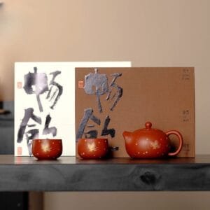 Vermilion Zisha Gongfu Tea Set