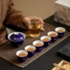 Gilded Butterfly Gaiwan Set: The #1 Choice for a Luxury Complete Tea Set with 4 Hues