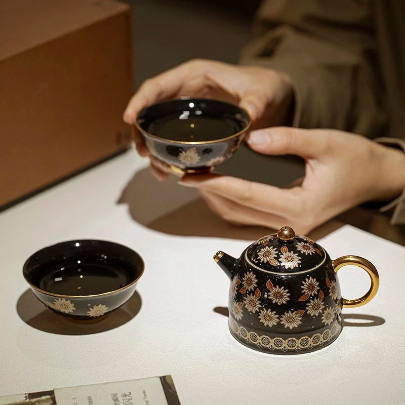 Luxury Sunflower Tea Set: The Irresistible 3-Piece Gift Tea Set for Sun Lovers