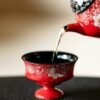 Gold Silver Inlay Zhemeng Vermilion Tea Tray: The Breathtaking 2-Piece Chinese Tea Ceremony SetΩ