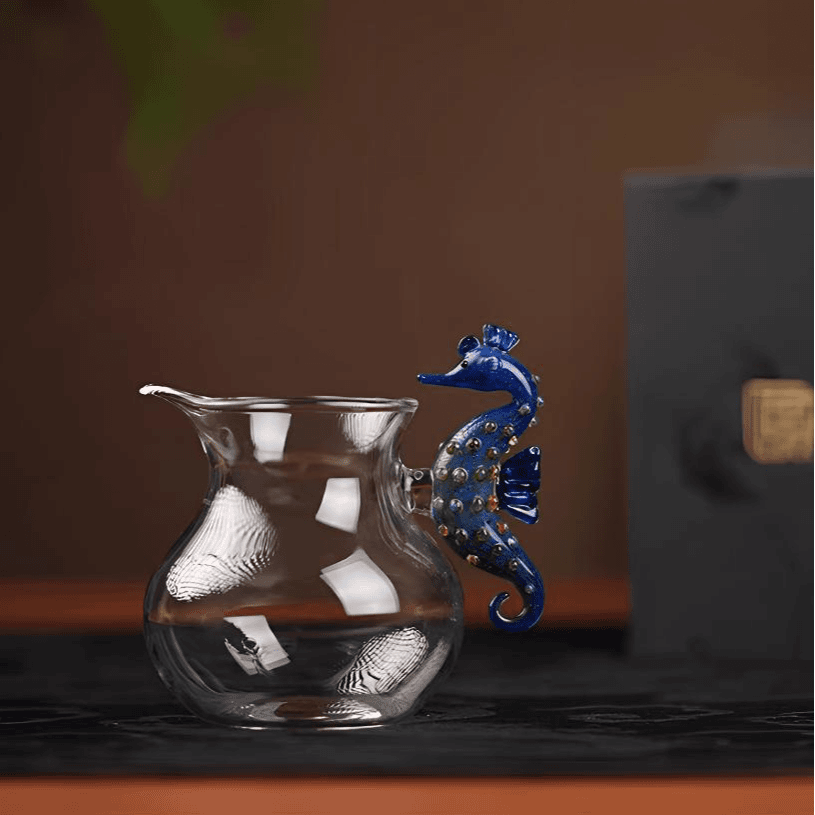 Nebula Seahorse Glass Pitcher