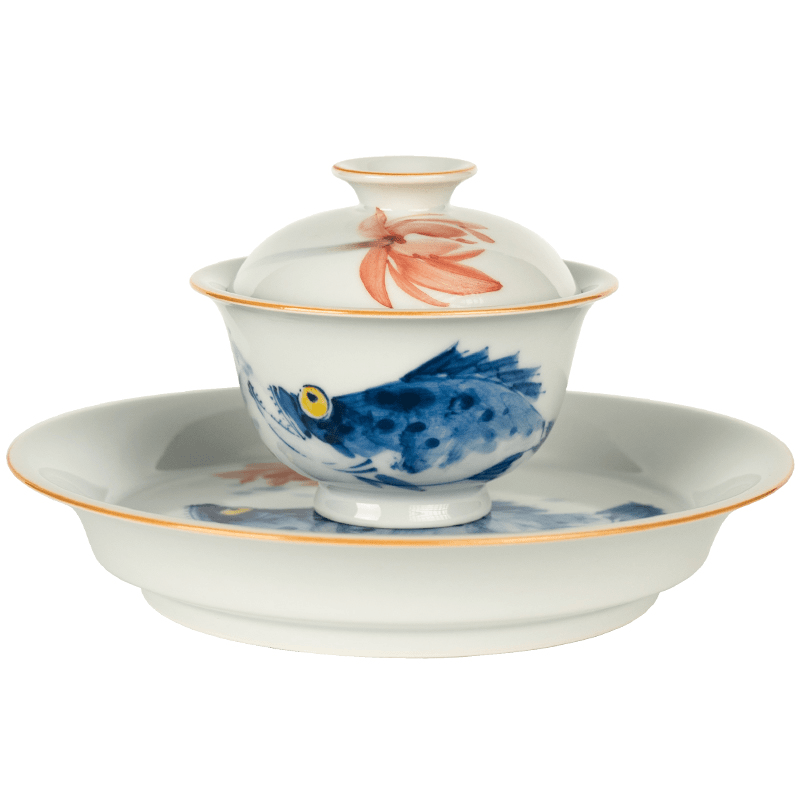Jingdezhen Carp Gaiwan Set: The Jaw-Dropping 110cc Gaiwan Cup You’ve Been Looking For