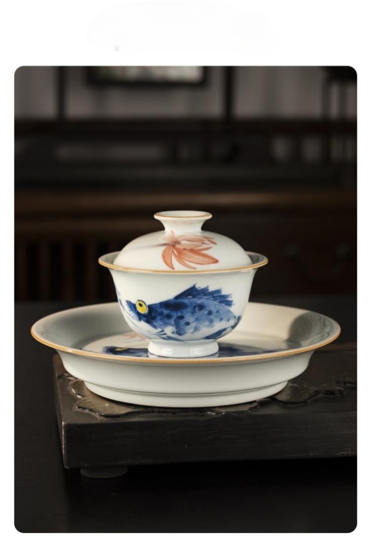 Hand Painted Blue White Porcelain