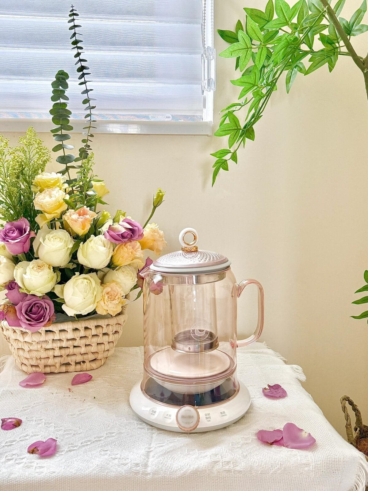 Titanium Electric Kettle: 1.5L Pure Titanium Health Pot, Serene Brewing Energy 7 1.5L Borosilicate Glass Kettle