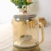Titanium Electric Kettle: 1.5L Pure Titanium Health Pot, Serene Brewing Energy 32 Digital Temperature Control Kettle