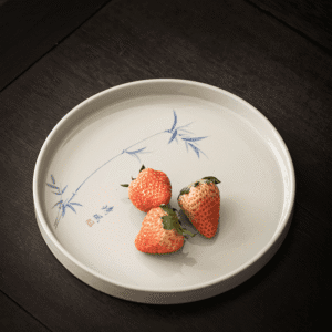 Hand Painted Bamboo Porcelain Tea Tray