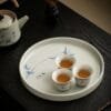 Blue White Ceramic Tea Coaster