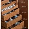 Solid Wood Tea Storage