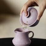 Jingdezhen Purple Gold Gaiwan Set