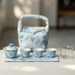 Dehua Butterfly Dream Travel Gaiwan Set