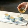 Hand-Painted Underglaze Blue Travel Tea Set