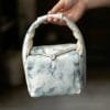 Blue Butterfly Ceramic Tea Set