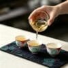 Dehua Red Starry Travel Gaiwan Set: 6-Piece Red Ceramic, Regret Not Buying Sooner 9 Hand-Painted Red Underglaze Travel Tea Set