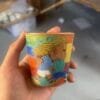 Custom Hand Painted Tea Set: 1 Image, 6 Vessels, Serene Tea Energy 10 Hand-painted Haaland mug