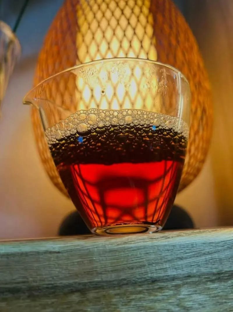 charcoal roasted tea
