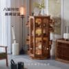 Revolving Glass Tea Showcase
