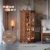Revolving Glass Tea Showcase