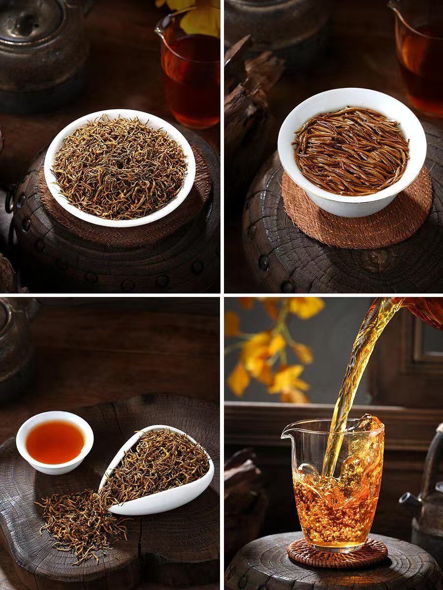 Jintang Royal Bud Black Tea: 10 second rinse, calm golden cup, no fuss 6 Sealed Black Tea Pouches